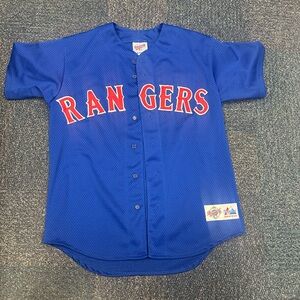 Rangers Kids Blue Baseball Jersey